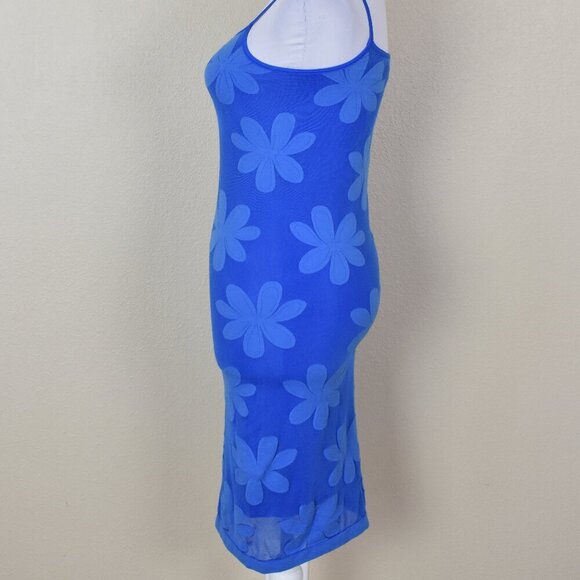 Wolford Floral Flower Slip Bodycon Sheath Dress - S - Picture 6 of 11